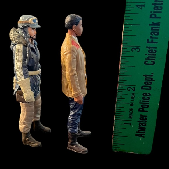 Star Wars the Force Awakens Rogue One Figures Finn Andor 3.75” Loose - Picture 5 of 5